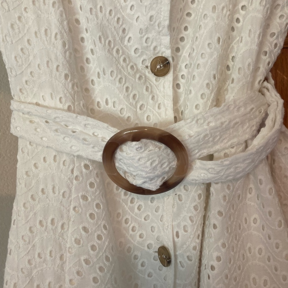 Hayden White Puff Sleeve Midi Sundress - Picture 4 of 4